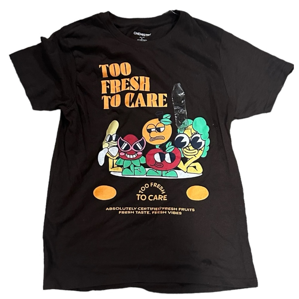 Men’s Too Vintage Look Graphic Tee “Too Fresh to Care”